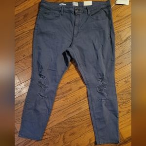 Universal Thread-Women’s High-Rise Skinny-Size 18/34RR-Dark Purple